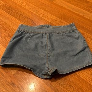 Denim shorts